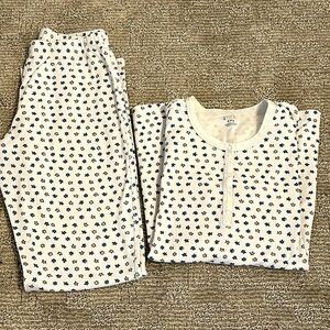 Roller Rabbit White and Blue Pajama Set